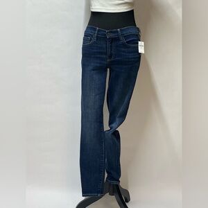 Gap 1969 Women's Slim Straight Mid Rise Blue Denim Jeans Size 4 R Stretch NEW